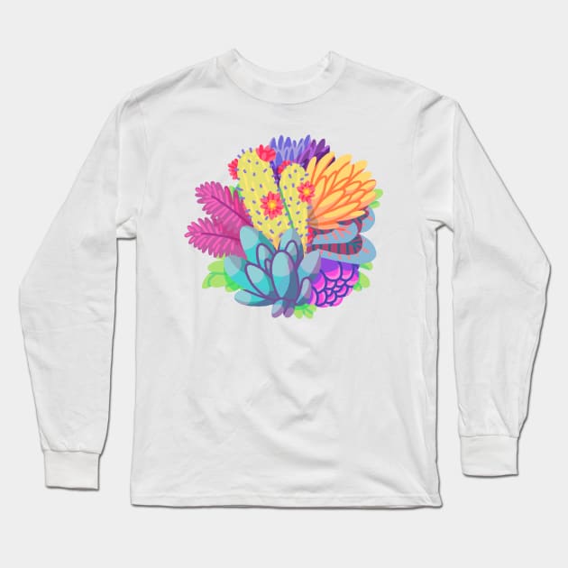 Lush Long Sleeve T-Shirt by paperbeatsscissors